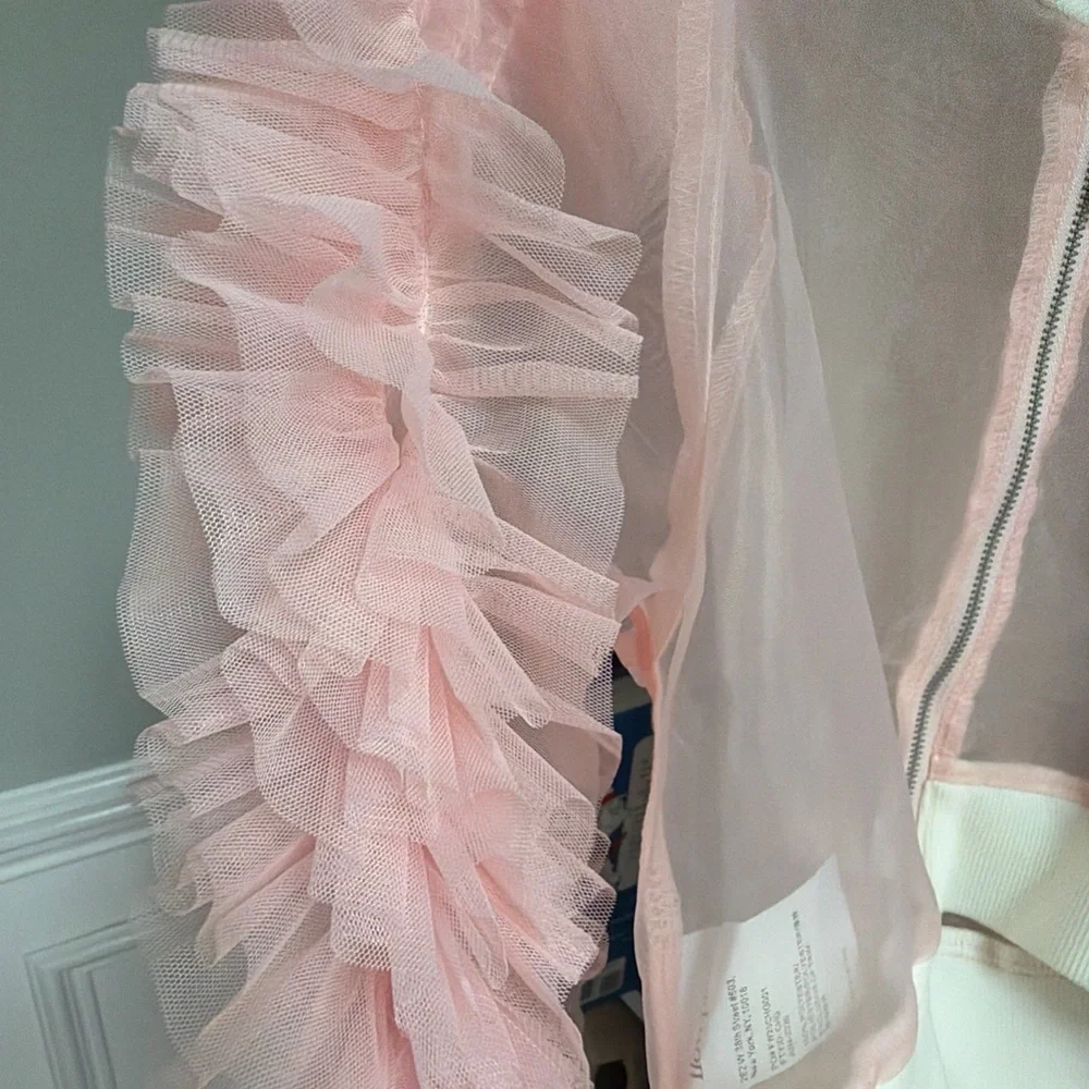 Pink Ruffled Kids Blouse - Picture 2 of 4